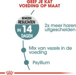 Royal Canin Kattenvoer Hairball Care 4 Kg -Beeztets Winkel 3182550721417 3