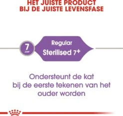 Royal Canin Kattenvoer Sterilised 7+ 3,5 Kg 9 Royal Canin Kattenvoer Sterilised 7+ 3,5 Kg -Beeztets Winkel 3182550784580 4
