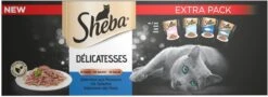 Sheba Kattenvoer In Saus Vis Selectie Adult 85 G 40 Stuks