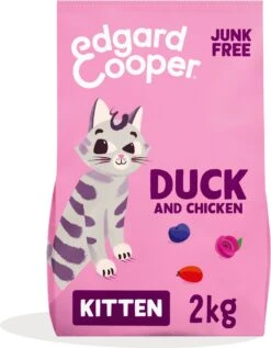 Edgard & Cooper Kattenvoer Eend/kip Kitten 2 Kg
