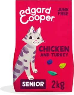 Edgard & Cooper Kattenvoer Eend/kip Senior 2 Kg