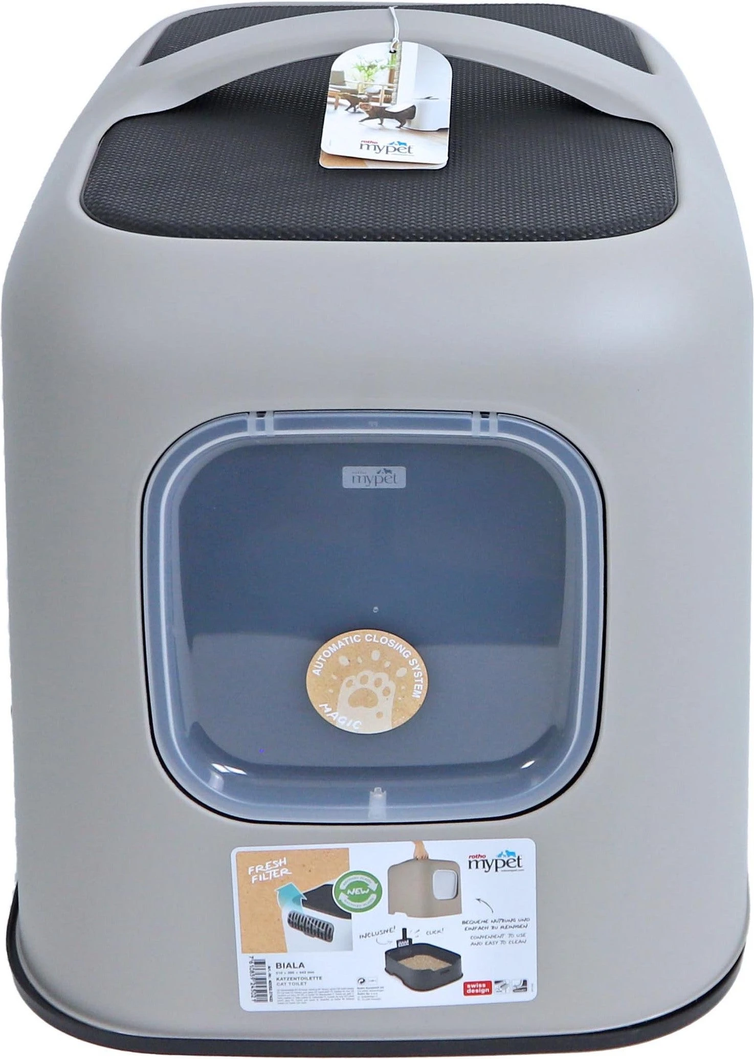 Rotho Kattenbak Biala Beige 51 X 39 X 44 Cm 2 Rotho Kattenbak Biala Beige 51 X 39 X 44 Cm - Afbeelding 2