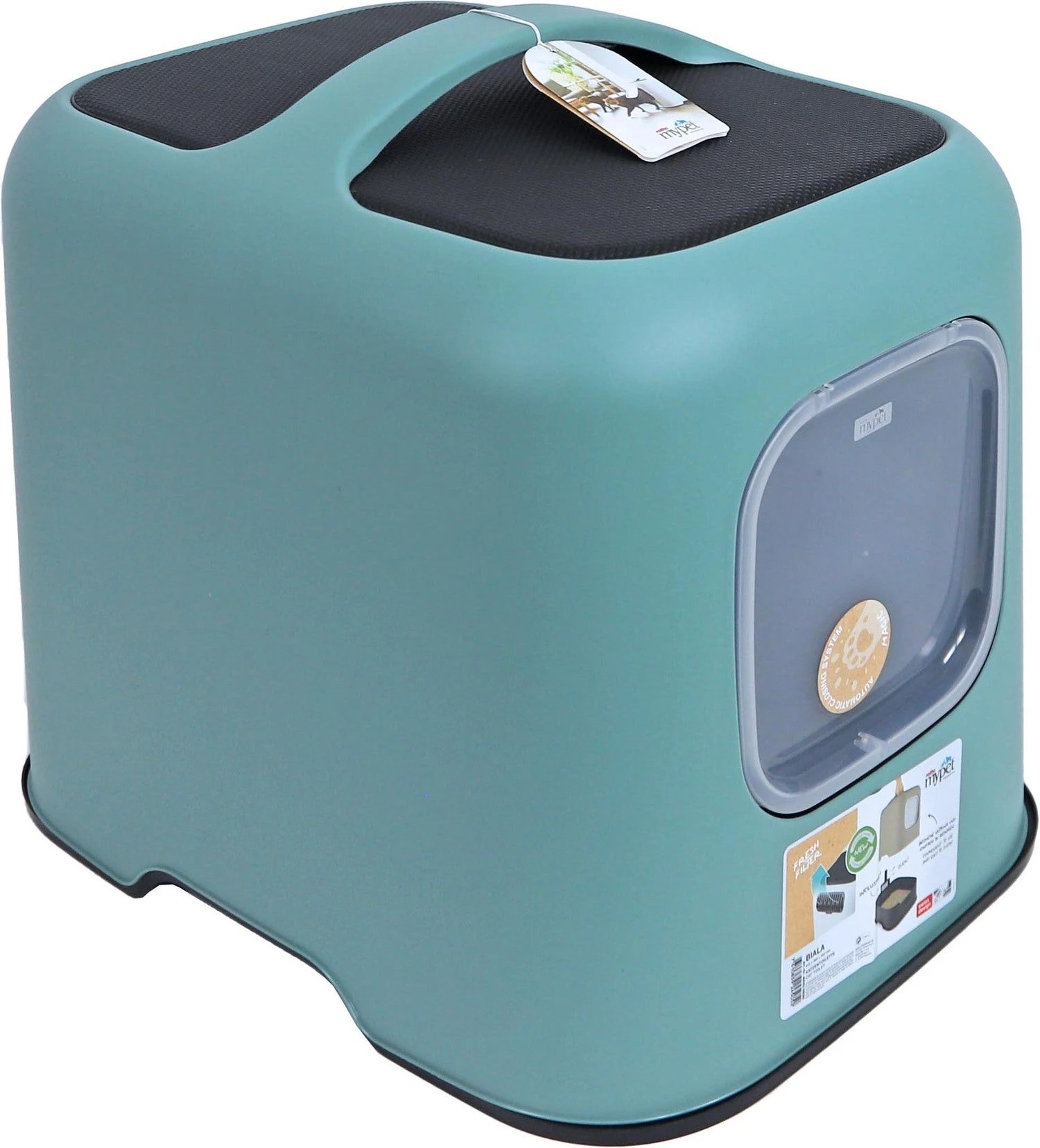 Rotho Kattenbak Biala Groen 51 X 39 X 44 Cm 1 Rotho Kattenbak Biala Groen 51 X 39 X 44 Cm