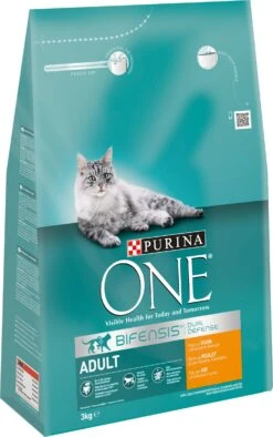 Purina One Bifensis Kattenvoer Adult Kip & Volkorenrijst 3 Kg