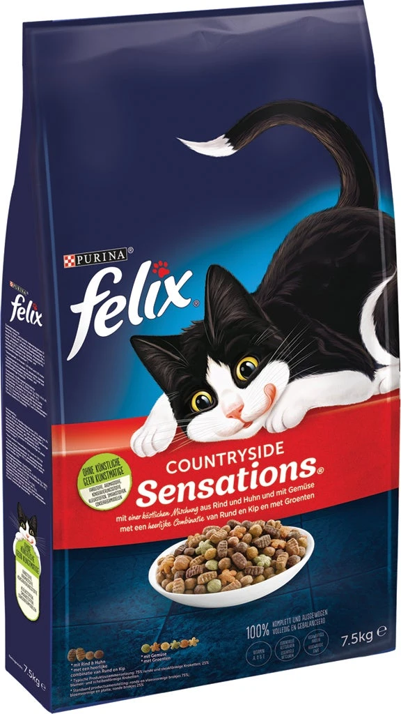 Felix Kattenvoer Sensations Countryside Adult 7,5 Kg 1 Felix Kattenvoer Sensations Countryside Adult 7,5 Kg