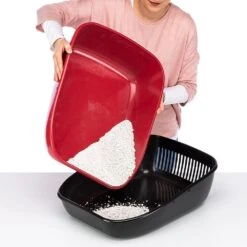 Ferplast Kattenbak Magix Rood 45,5 X 55,5 X 41 Cm -Beeztets Winkel 8010690052793 6