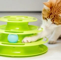 Ferplast Kattenspeelgoed Twister Groen D 24,5 H 13 Cm 5 Ferplast Kattenspeelgoed Twister Groen D 24,5 H 13 Cm -Beeztets Winkel 8010690170213 3
