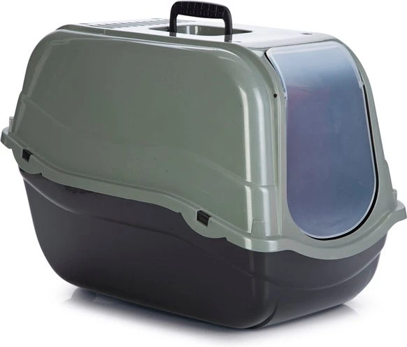 Beeztees Kattenbak Romeo Eco Groen / Zwart 57 X 39 X 41 Cm 1 Beeztees Kattenbak Romeo Eco Groen / Zwart 57 X 39 X 41 Cm