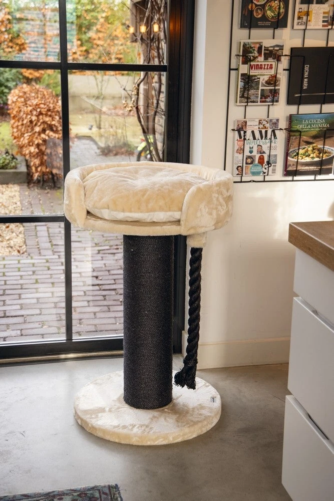 Beeztees Krabpaal Tura Crème D 60 H 100 Cm 2 Beeztees Krabpaal Tura Crème D 60 H 100 Cm - Afbeelding 2