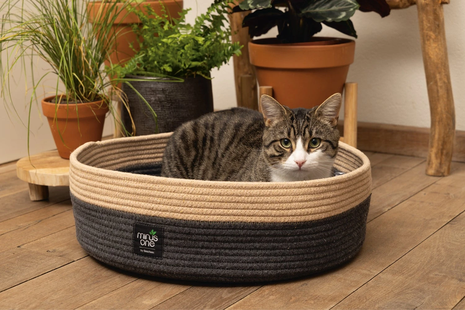 Beeztees Kattenmand Minus One Xana Grijs/bruin D 45 H 14 Cm 6 Beeztees Kattenmand Minus One Xana Grijs/bruin D 45 H 14 Cm - Afbeelding 6