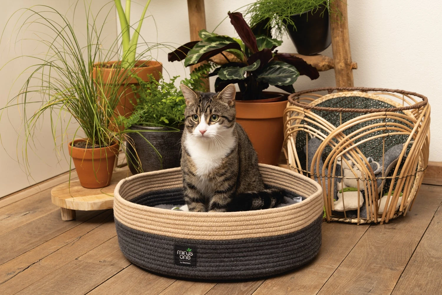 Beeztees Kattenmand Minus One Xana Grijs/bruin D 45 H 14 Cm 7 Beeztees Kattenmand Minus One Xana Grijs/bruin D 45 H 14 Cm - Afbeelding 7