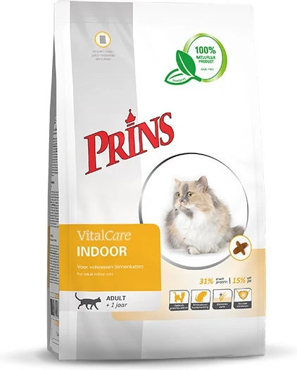 Prins Kattenvoer VitalCare Indoor 5 Kg 1 Prins Kattenvoer VitalCare Indoor 5 Kg
