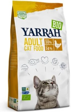Yarrah Biologische Kattenvoer Kip Adult 2,4 Kg