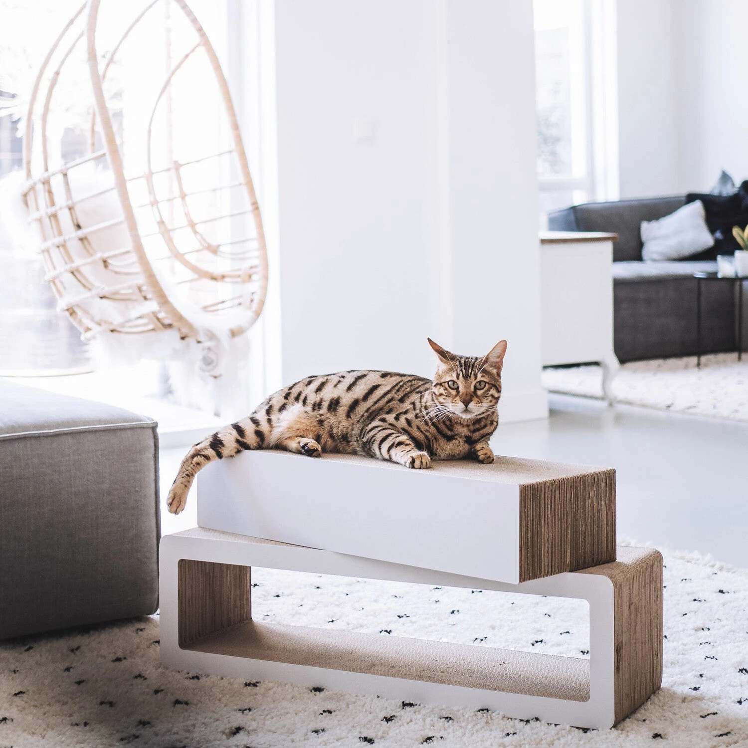 District 70 Krabkarton Stretch Wit 84 X 24 X 24 Cm 5 District 70 Krabkarton Stretch Wit 84 X 24 X 24 Cm - Afbeelding 5