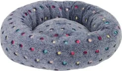 Intratuin Kattenmand Stip Blauw D 45 H 12 Cm