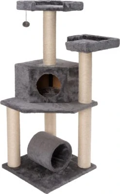 Intratuin Krabpaal Elise Grijs 49 X 49 X 120,5 Cm