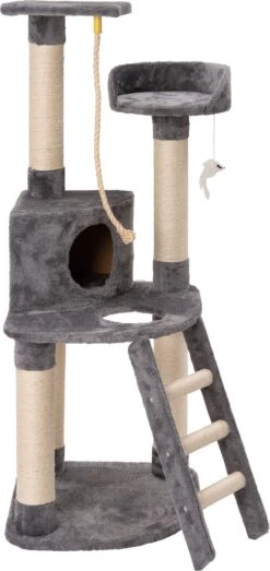 Intratuin Krabpaal Evi Grijs 49 X 49 X 131 Cm